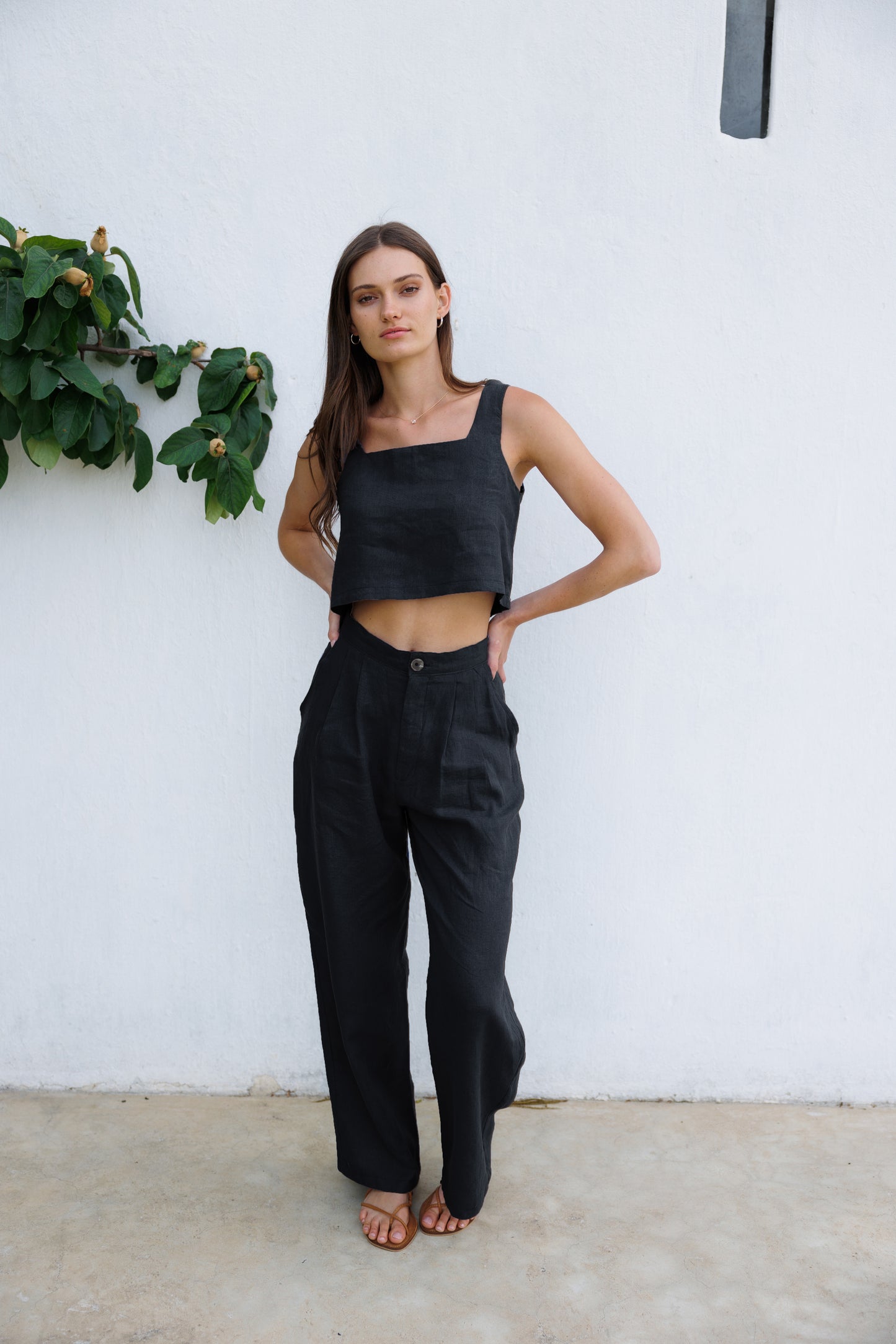 Portofino Trousers - Black - XXS