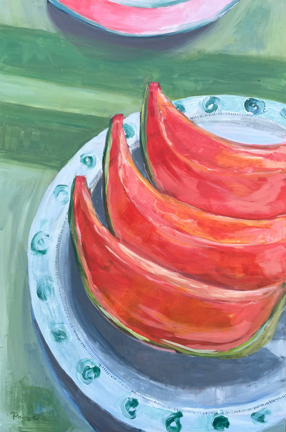 Papaya Morning Print