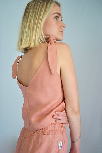 Majorca Tie Top