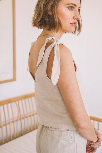 Majorca Tie Top