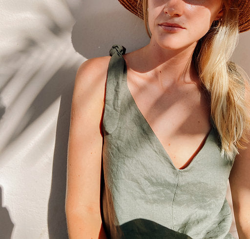 Majorca Tie Top
